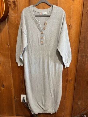 FREE PEOPLE Hailey MIDI Dress Large